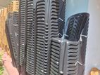 Nippon plastic chairs black