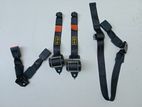 Nissan Dualis Rear Seat Belt Set