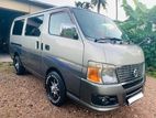 Nissan E25 Caravan van for hire