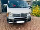 Nissan E25 Caravan van for hire