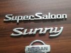 Nissan FB15 Super Saloon Badge Set