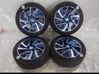 Nissan Leaf UK 2022 tires with alloy