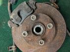 NISSAN MARCH K-11 WHEEL HUB WITH BRAKE CALIPER