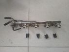 Nissan March K11 Injector Set With Rail and four sockets