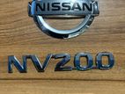 Nissan NV200 Dicky Door Badge Set