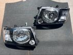 Nissan Patrol Y61 Black Base Headlight Set