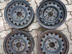 Nissan Sunny FB15 Wingroad 14 Original Steel Rim Set