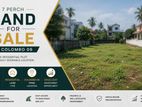 (NL723) 7.2 Perch Land for Sale in Colombo 06