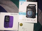 Nokia 105 With Earbuds,Speaker (Brand New)