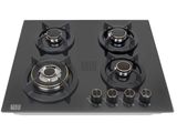 Novo 4 Burner GlassTop Gas Cooker Hob with Safety