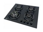 Novo Brass Burners Gas Cooker Hob - Luxury Safety Model