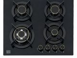 Novo Luxury Safety 4 Brass Burners Gas Cooker Hob