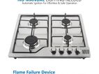 Novo Modern Safety 4 Burner Gas Cooker hob