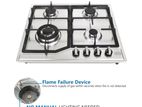 Novo Premium Stainless Steel Gas Hob Safety