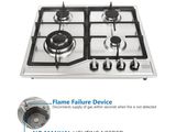 Novo Safety 304SS Premium 2in1 Gas Cooker Hob