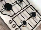 Novo Safety 4 Burner Gas Cooker Hob Stainless Steel