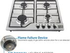 Novo Safety 4 Burner Gas Cooker Hob with FFD H59