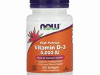 NOW Foods, Vitamin D-3, High Potency, 5,000 IU, 120 Softgels