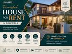(NR689) Furnished House for Rent in Dehiwala