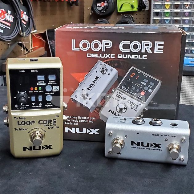NUX Loop Core Deluxe Looper Guitar Effect Pedal With Dual Foot Switch