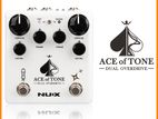 NUX NDO-5 Ace Of Tone Dual Overdrive Guitar Effects Pedal