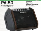 NUX PA50 50W Personal Monitor Amplifier for Electric Drums and Keyboards
