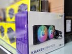 NZXT Kraken 240 (240mm) RGB CPU Liquid Cooler With LCD Display Black