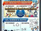 O/L Maths, Science With A/L Biology Chemistry English Medium Classes
