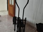 Black Elliptical Trainer Machine