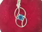 Ocean Blue Silver Pendant