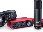 Ocusrite Scarlett Solo Studio 3rd Gen USB Audio Interface Bundle