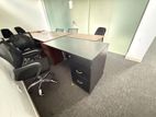 Office Black Plywood Table