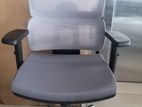 Office Chair High Back with Head-Dress (SILVER) -