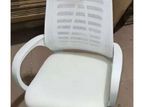 Office Chair with Head-Dress White -OCBH003 /948 A