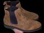 Office London Suede Leather Chelsea Boots