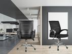 Office Mesh Visitors Lobby Chair - 1001