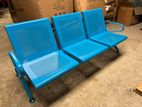 Office Steel Lobby Chair Blue