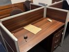 Office, Table and cupboard
