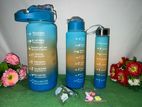 Office Water Bottles -3 ( 2000ml, 900ml, 300ml )