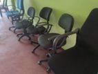 Office/writing Table and Office Chairs