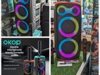 OKOP 2026 NEW KP-8009 OUTDOOR PARTY SPEAKERS WITH DUAL MIC (100W)