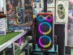 OKOP KP - 8009 Outdoor Party Speakers with Dual Mic (100W)