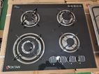 Oktan Glass Top 4 Burner