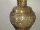 Antique 41.7inch brass vase