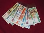 old bank notes set