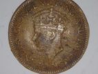 Old Ceylon Coin 1945