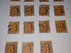 Old Ceylon Stamps Rare Collection 1954