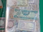 Old Currency Notes Form Different Countries