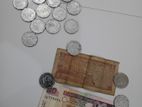 Old Notes with Coins