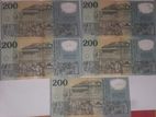 Old Notes Sri Lankan Money